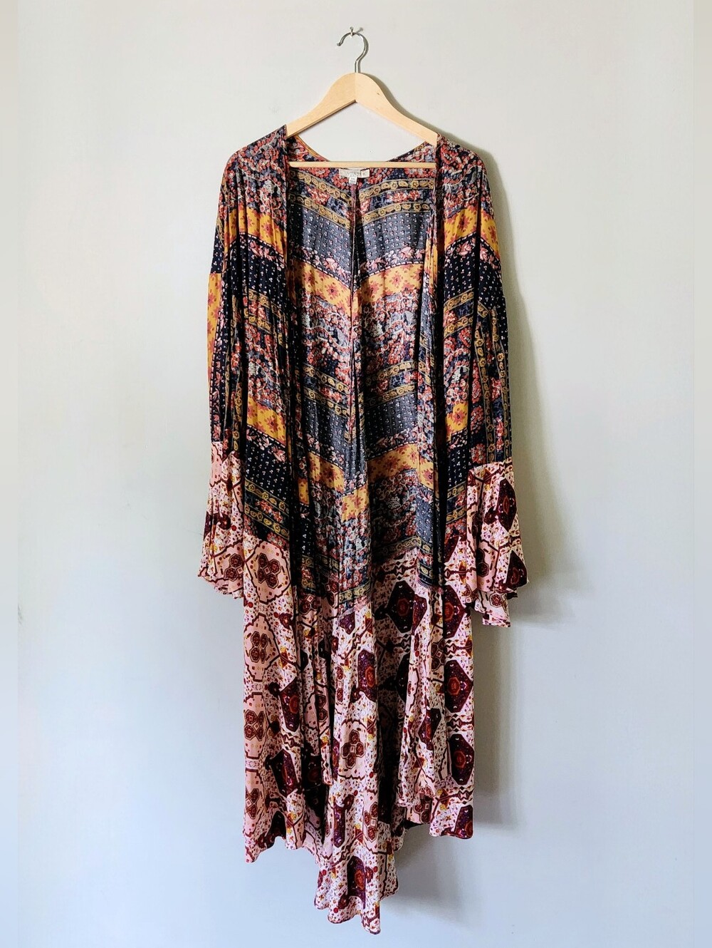 Umgee Boho Kimono Duster Sz 2XL - Picture 3 of 6